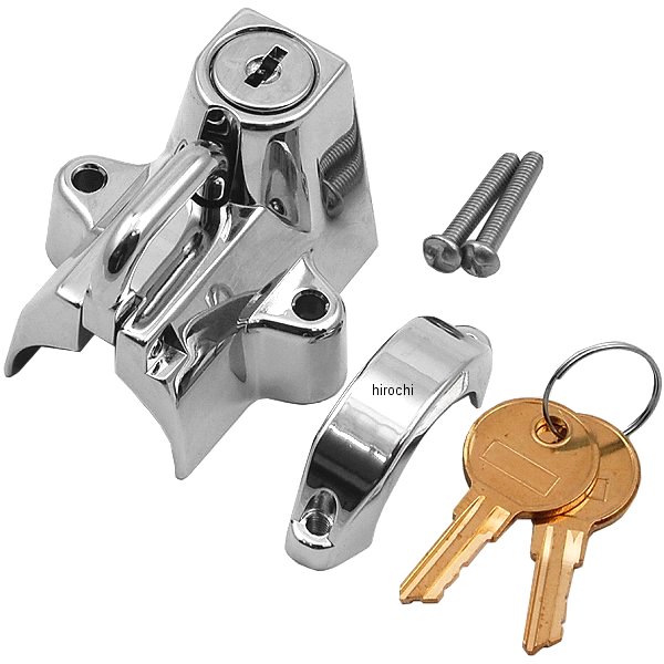 ヘルメットロック 22mm-32mm バー用 クローム