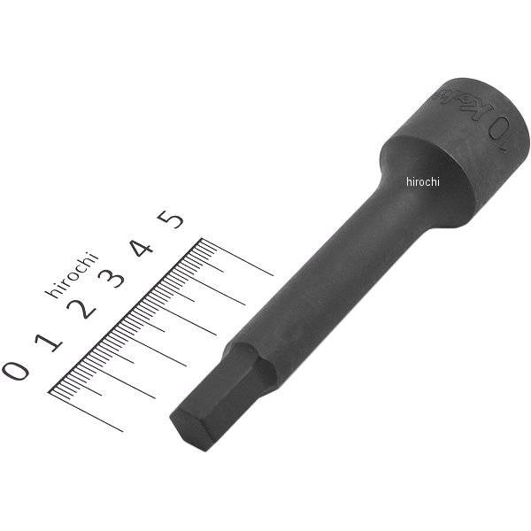 1/2インチsq ヘックスビットソケット 全長100mm 10mm