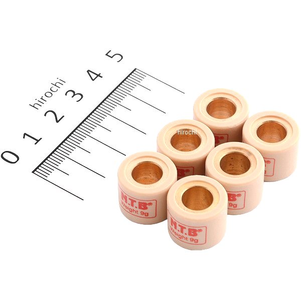 ウエイトローラー 89年-99年 ジャイロX、ジャイロキャノピー 16φ×13 9.0g 1セット6個入り