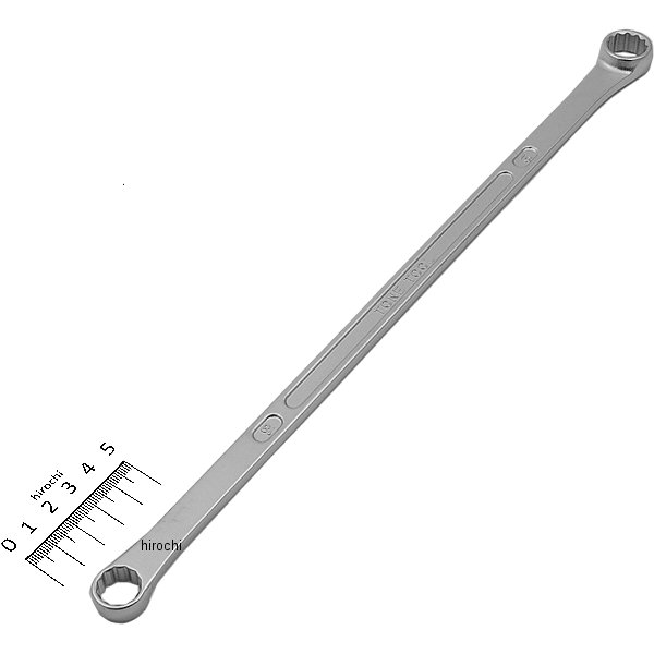 超ロング めがねレンチ (ストレート) 両口 対辺 13-15mm 長さ 350mm