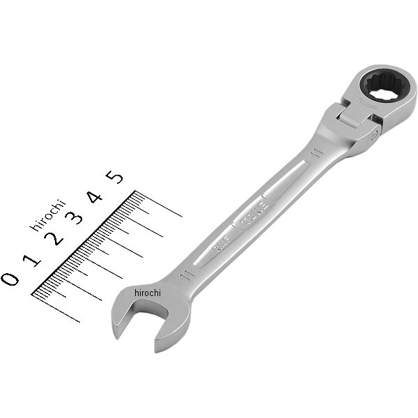 首振ラチェット めがねレンチ サイズ 11mm 長さ 141mm