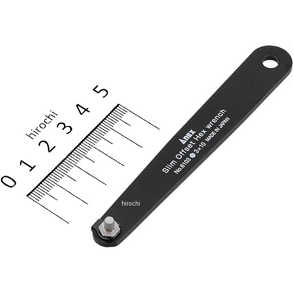 スリムオフセットドライバー 六角3.0X10