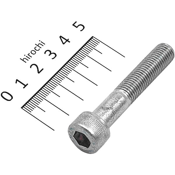 SCM435 キャップボルト 三価クロメート M10x55 P1.25 1本入り