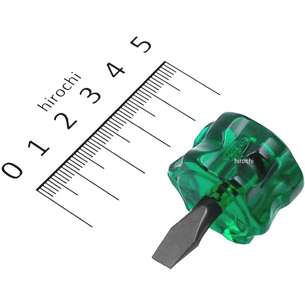 樹脂柄ミニスタッビドライバ マイナス 6mm幅