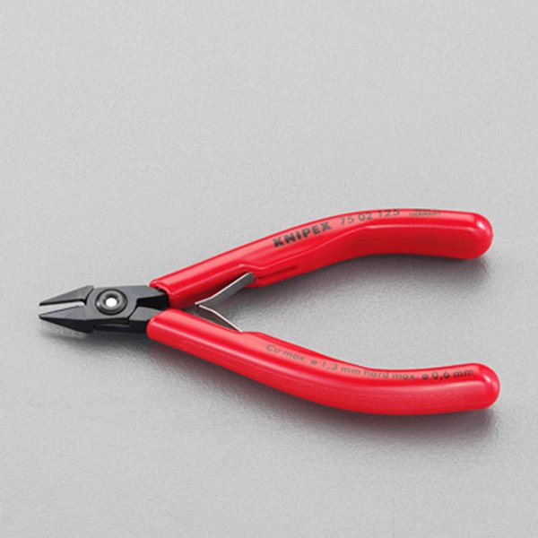 125mm 精密用ニッパー(ワイヤーホールド バネ付)