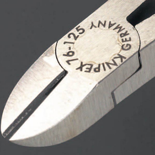 125mm 精密用ニッパー(グリップ バネ付/斜刃)