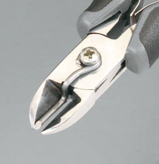 115mm 精密用ニッパー(ESDグリップ/バネ ホールド付)