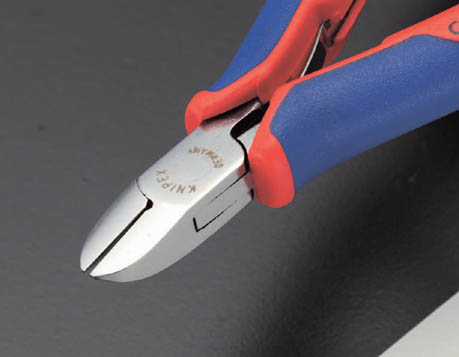 115mm 精密用ニッパー(グリップ バネ付/直刃)