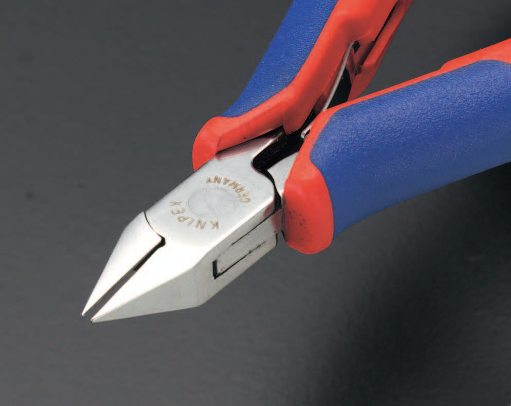 115mm 精密用ニッパー(バネ付/直刃)