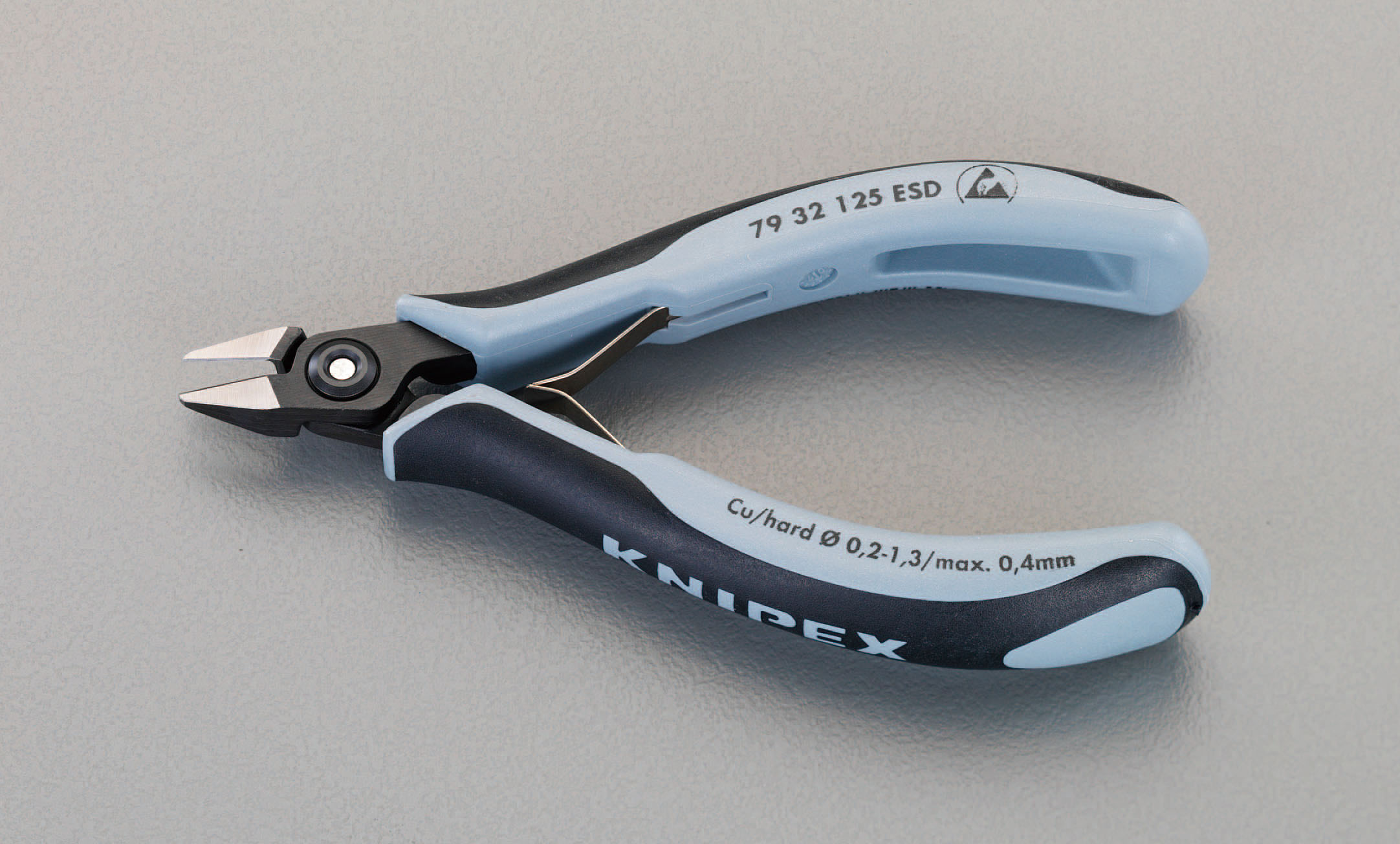 125mm 精密用ニッパー(ESDグリップ/バネ付)