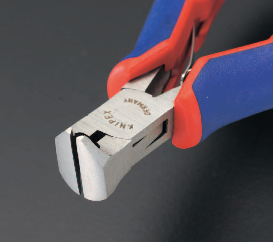 120mm 精密用エンドニッパー(グリップ バネ付)