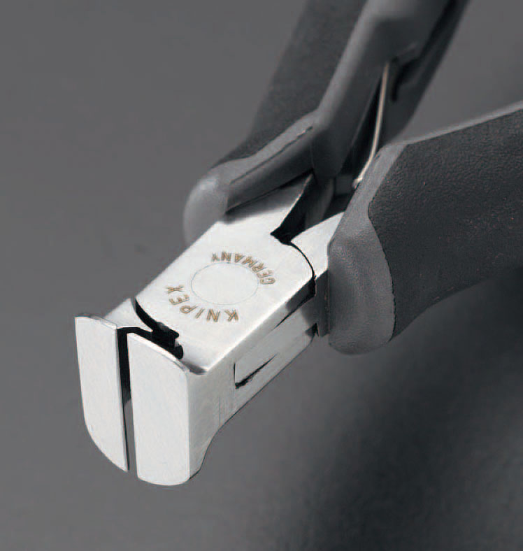 115mm 精密用エンドニッパー(ESDグリップ/バネ付)