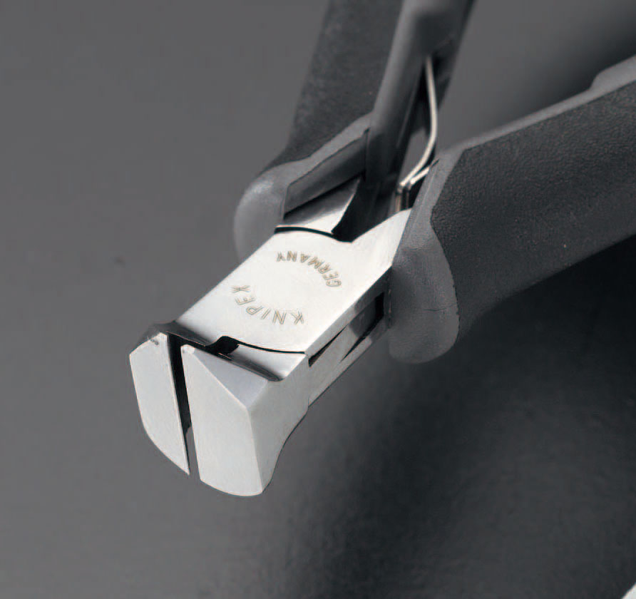 120mm 精密用エンドニッパー(ESDグリップ/バネ付)