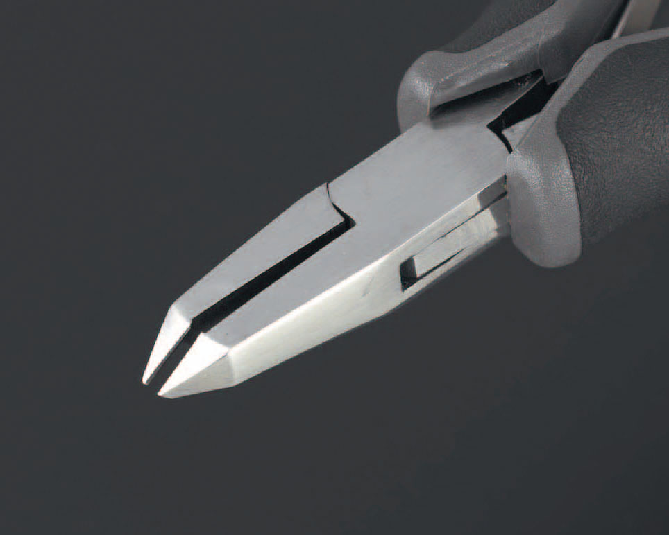 120mm 精密用エンドニッパー(ESDグリップ/バネ付)