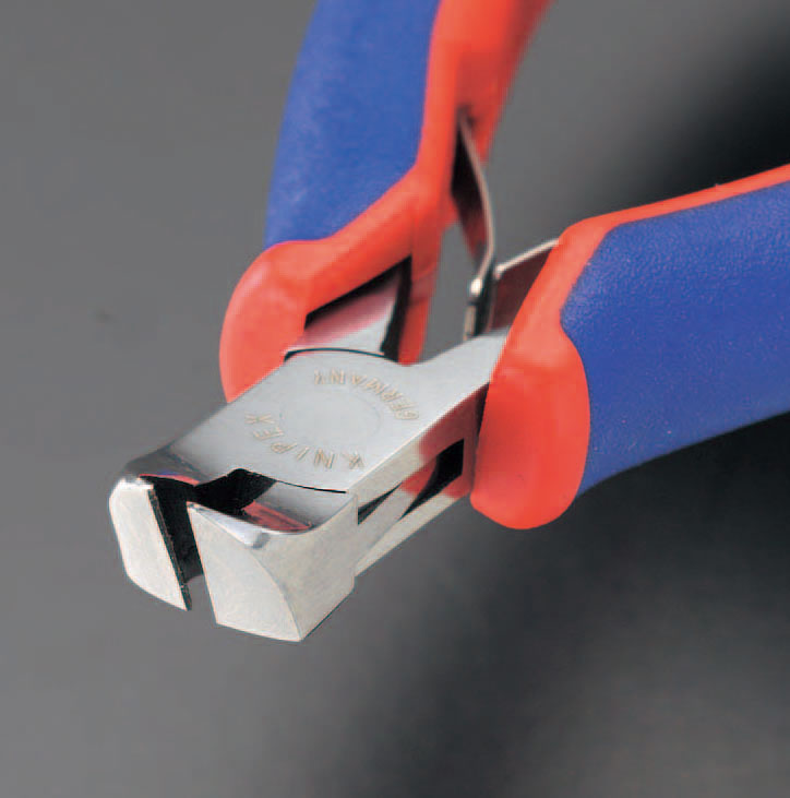 115mm 精密用エンドニッパー(グリップ バネ付)