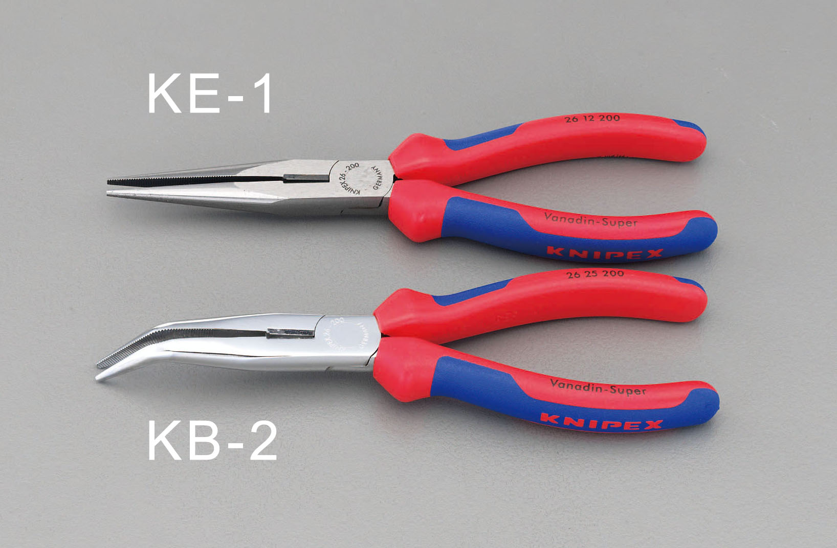 200mm ラジオペンチ(グリップ付/先曲/メッキ)