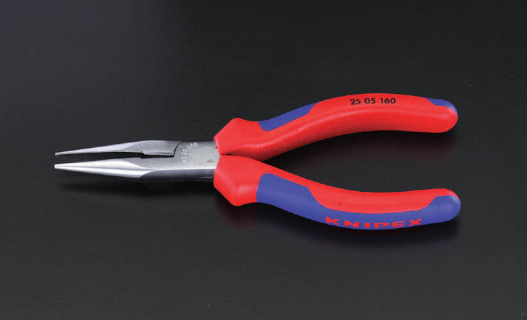 160mm ラジオペンチ(グリップ付/メッキ)