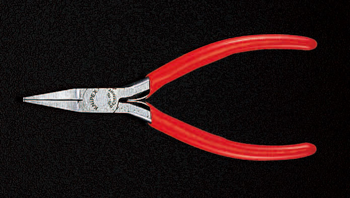 115mm 精密用プライヤー(バネ付/平)