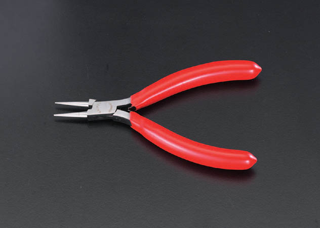115mm 精密用プライヤー(バネ付/丸)