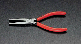 160mm ロングフラットノーズプライヤー(磨き)