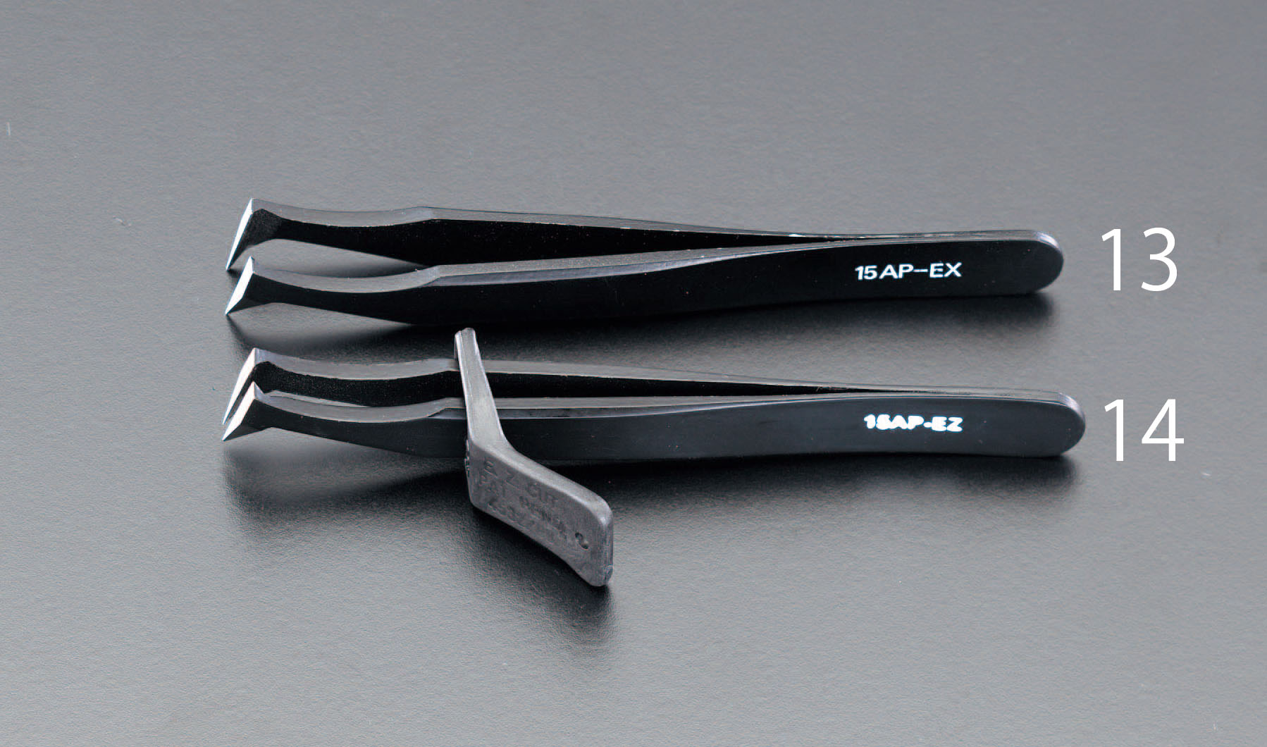 10.0x115mm カッティングピンセット(カーボンスチール製)