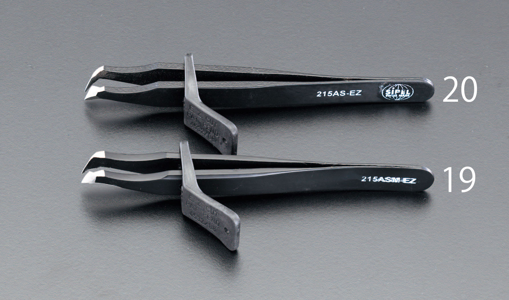 6.5x115mm カッティングピンセット(カーボンスチール製)