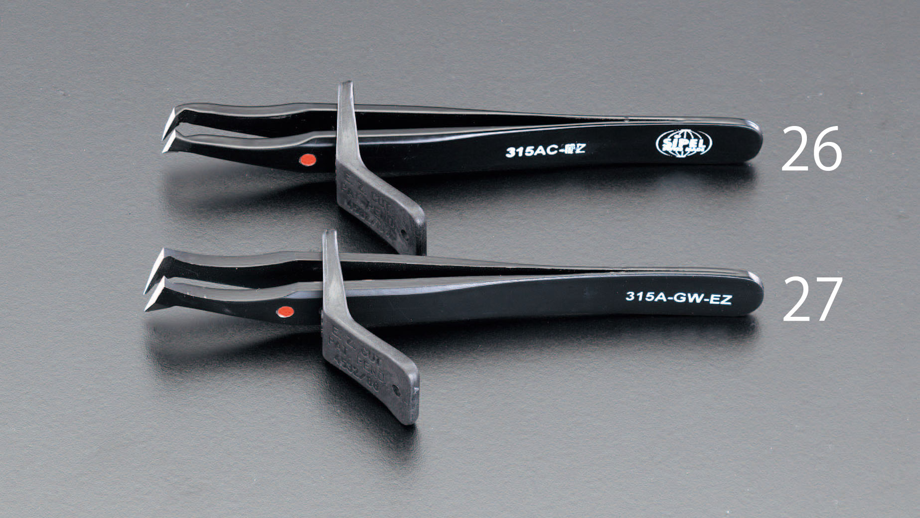 10.0x115mm カッティングピンセット(カーボンスチール製)