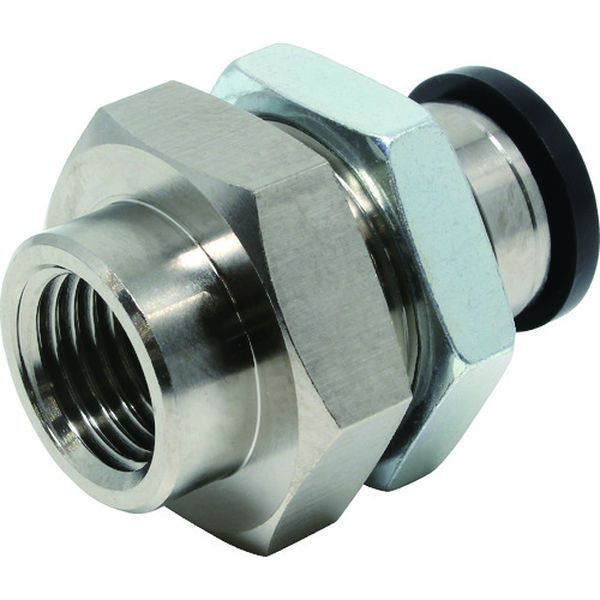 チューブフィッティング　メス隔壁ストレート