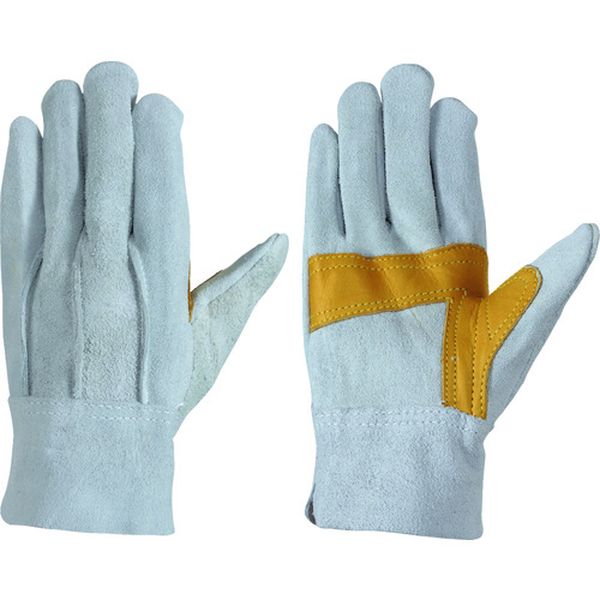 牛床革手袋　背縫い当付　１０７ＡＰ銀当付３型