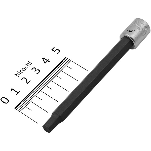 1/4インチsq ヘックスビットソケット 全長100mm 6mm