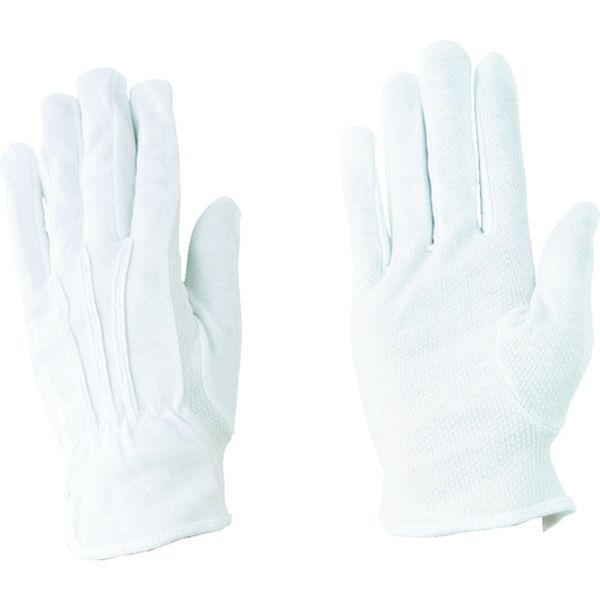 川西　純綿スベリ止付スムス手袋　５Ｐ　ＬＬ
