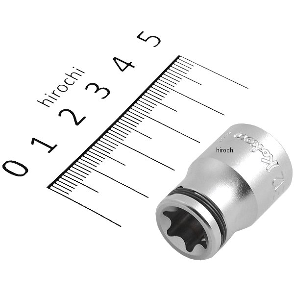 3/8インチナットグリップトルクスソケット 先端外径14.5mm