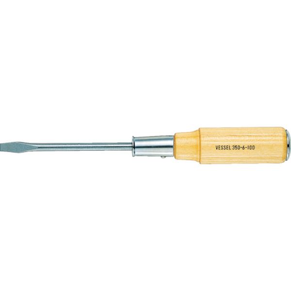 木柄貫通ドライバー350 -6.0×100