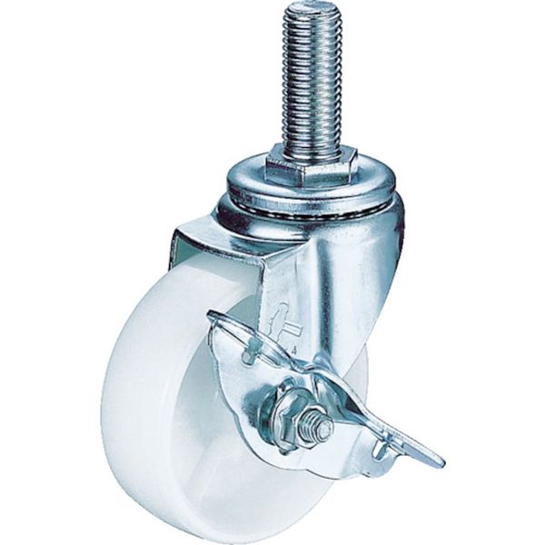 Ｓシリーズねじ込み自在ＳＰ付ナイロン車６５ｍｍ