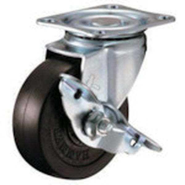 Ｓ型自在　ＳＰ付　ゴム車７５ｍｍ