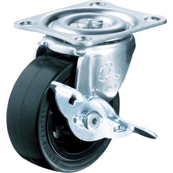 Ｇ型　自在ＳＰ付　ゴム車７５ｍｍ