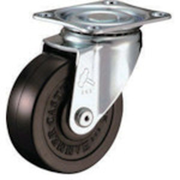 Ｓ型　自在　ゴム車７５ｍｍ