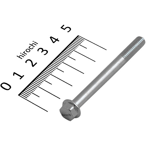 ホンダ純正タイプ フランジ六角ボルト ユニクロ M6x60 P1.0 1本入り