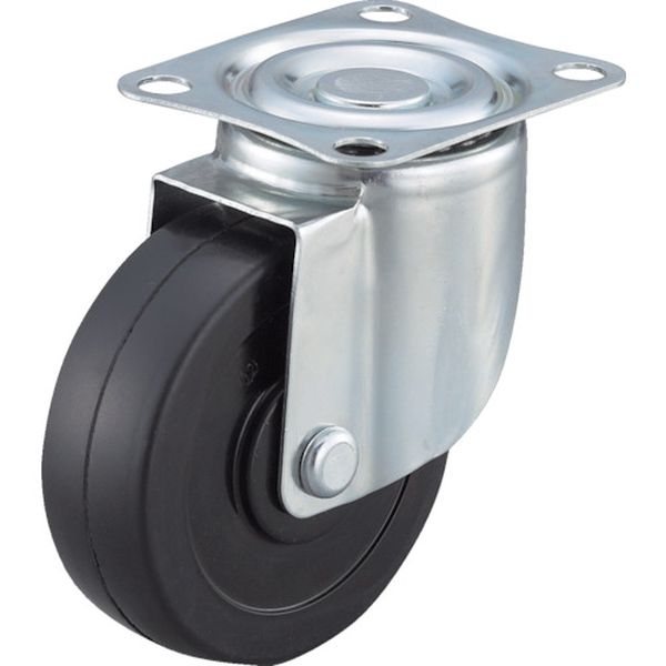 エアーキャスター（自在車）　５０ｍｍ　ゴム車