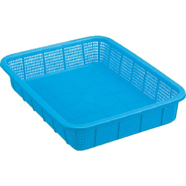 積水　角かご浅型　中　緑