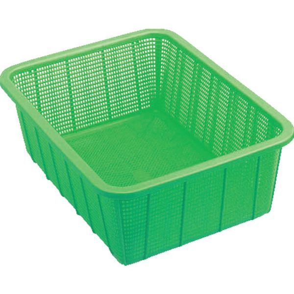 積水　角かご深型　中　緑