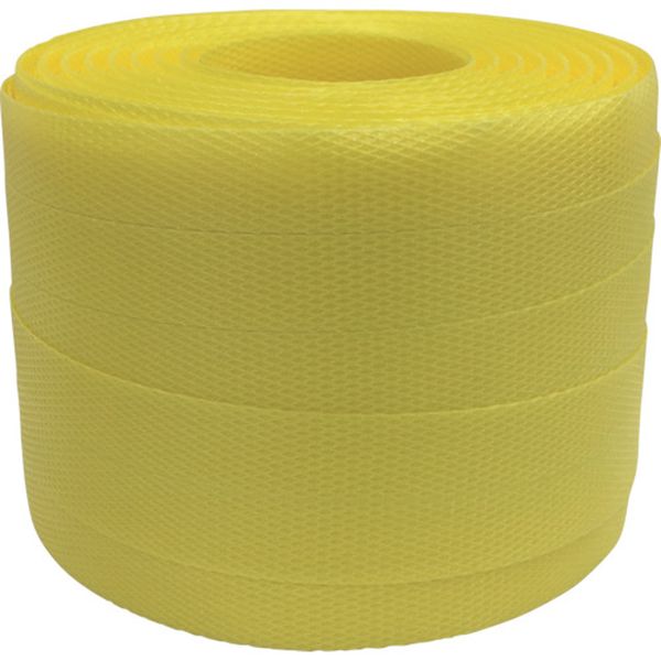 梱包用品　ＰＰバンド　１５．５ｍｍ×１００ｍ　イエロー