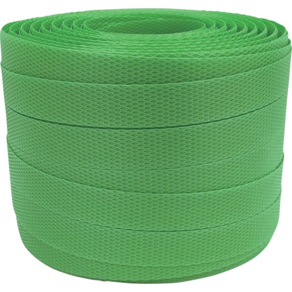梱包用品　ＰＰバンド　１５．５ｍｍ×１００ｍ　グリーン