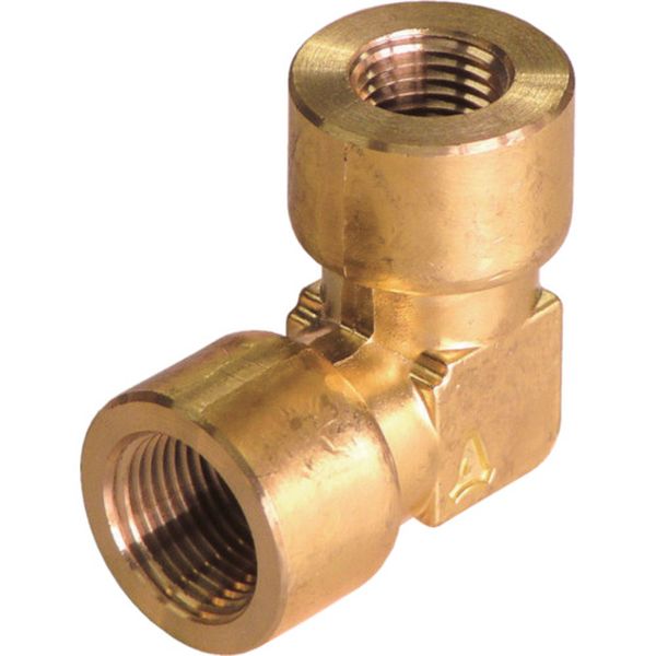 異径内ネジエルボ　ＰＴ１／４内×ＰＴ３／８内