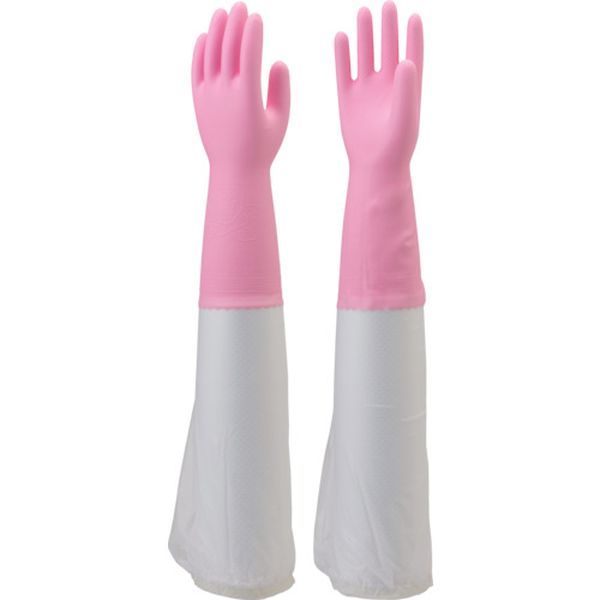 ショーワ　Ｎｏ１４０腕カバー付厚手　Ｍサイズ　ピンク