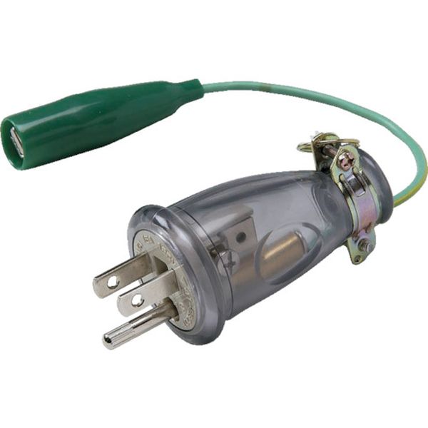 ２Ｐ・２Ｐ接地付兼用　取替用スケルトンとび出しプラグ