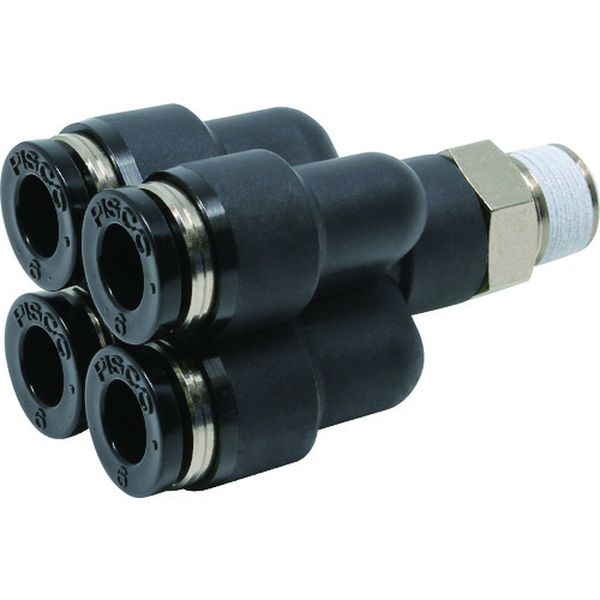 チューブフィッティング　ブランチ二重ワイ