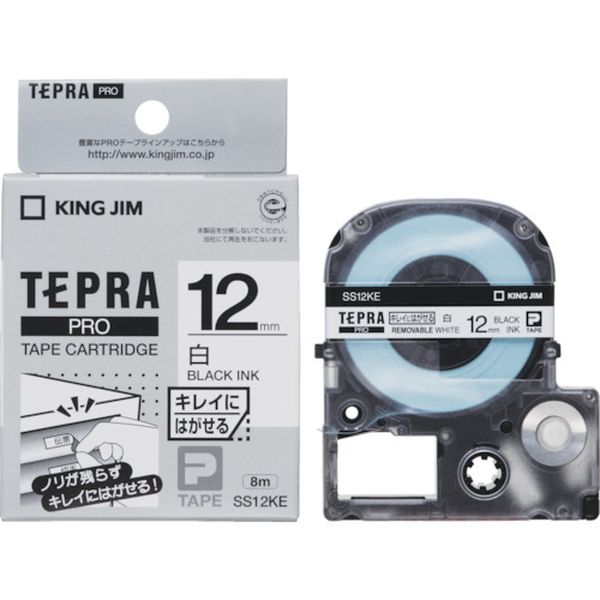 キングジム　テプラＰＲＯテ－プカ－トリッジ　弱粘着タイプ