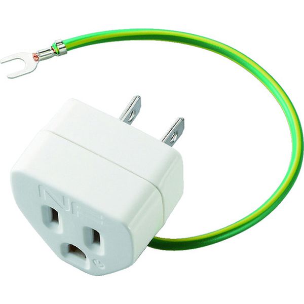 エレコム　ノイズＯＡアダプタ３ピンー２ピン変換プラグ