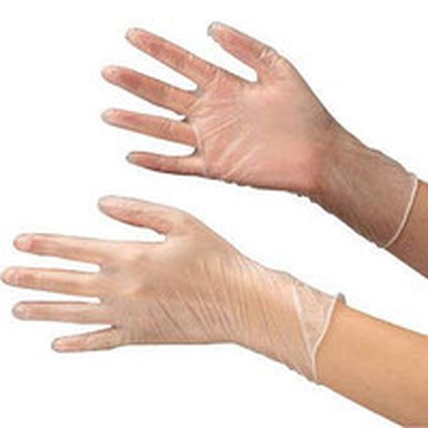 塩化ビニール製　使い捨て手袋　粉付　１００枚入　ＬＬ